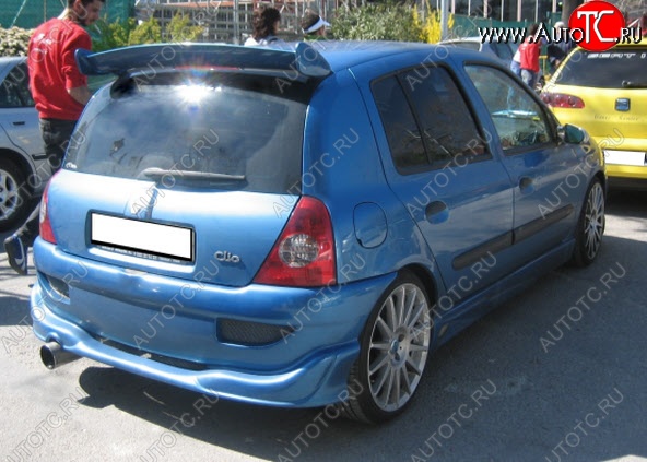 23 899 р. Задний бампер R1 Renault Clio BB дорестайлинг, хэтчбэк 5 дв. (1998-2002)  с доставкой в г. Белгород