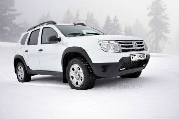 5 399 р. Комплект накладок на колёсные арки Petroil Tuning Renault Duster HS рестайлинг (2015-2021) (Текстурная поверхность)  с доставкой в г. Белгород. Увеличить фотографию 3