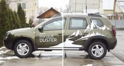 8 899 р. Накладки на колёсные арки RA Renault Duster HS рестайлинг (2015-2021) (Неокрашенные)  с доставкой в г. Белгород. Увеличить фотографию 2