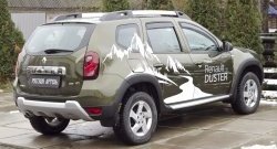 8 899 р. Накладки на колёсные арки RA Renault Duster HS рестайлинг (2015-2021) (Неокрашенные)  с доставкой в г. Белгород. Увеличить фотографию 5