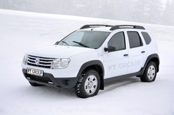 4 299 р. Пластиковые пороги Petroil Tuning ❞Чистые штаны❝ Renault Duster HS рестайлинг (2015-2021) (Тисненый пластик)  с доставкой в г. Белгород. Увеличить фотографию 3