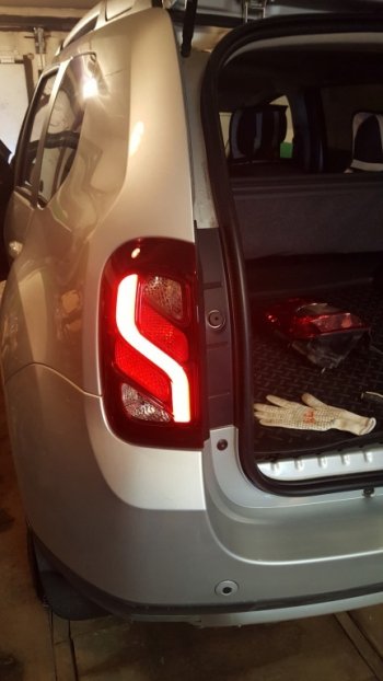 2 099 р. Фонарь FS (левый) Renault Duster HS рестайлинг (2015-2021)  с доставкой в г. Белгород. Увеличить фотографию 3