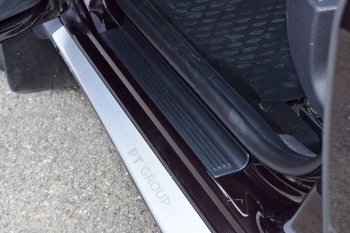 839 р. Пороги накладки передних дверей Petroil Tuning Renault Duster HS дорестайлинг (2010-2015)  с доставкой в г. Белгород. Увеличить фотографию 3