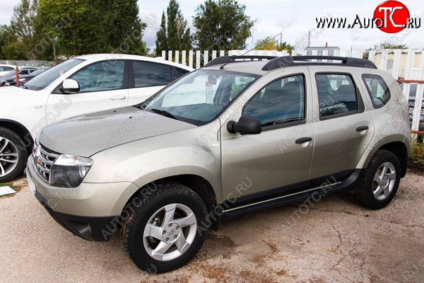 4 649 р. Молдинги дверей Артформ Renault Duster HS рестайлинг (2015-2021)  с доставкой в г. Белгород