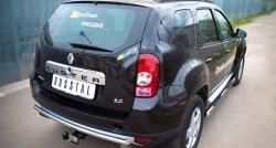 6 399 р. Одинарная защита заднего бампера из трубы диаметром 42 мм (4x4) SLITKOFF  Renault Duster  HS (2010-2015) дорестайлинг  с доставкой в г. Белгород. Увеличить фотографию 4