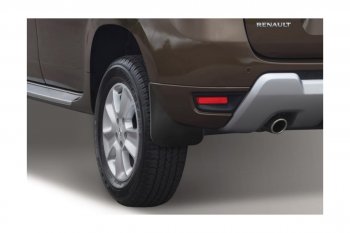 899 р. Брызговики Frosch (standart) Renault Duster HS дорестайлинг (2010-2015) (Задние)  с доставкой в г. Белгород. Увеличить фотографию 2