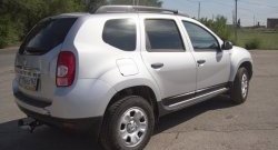 3 499 р. Накладки на двери Petroil Tuning Renault Duster HS дорестайлинг (2010-2015) (Тисненый пластик)  с доставкой в г. Белгород. Увеличить фотографию 2