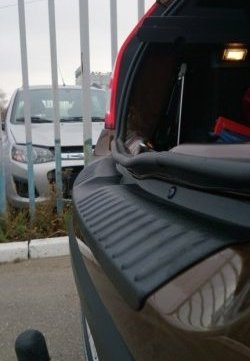 1 549 р. Накладка на задний бампер Ralex Tuning Renault Duster HS дорестайлинг (2010-2015)  с доставкой в г. Белгород. Увеличить фотографию 2