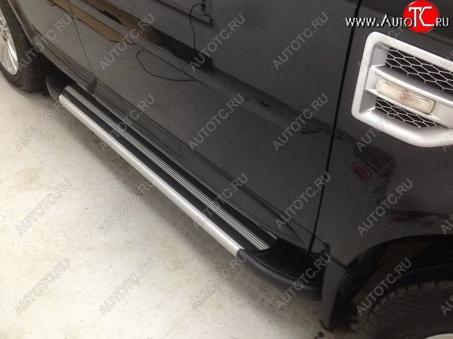 9 599 р. Пороги INTER Renault Duster HS рестайлинг (2015-2021)  с доставкой в г. Белгород