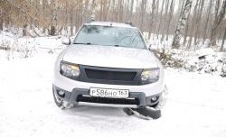 899 р. Реснички на фары DM-Style Renault Duster HS рестайлинг (2015-2021) (Неокрашенные)  с доставкой в г. Белгород. Увеличить фотографию 3