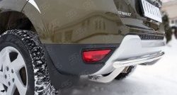 11 399 р. Одинарная защита заднего бампера из трубы диаметром 42 мм (рестайлинг) SLITKOFF  Renault Duster  HS (2010-2021) дорестайлинг, рестайлинг  с доставкой в г. Белгород. Увеличить фотографию 3