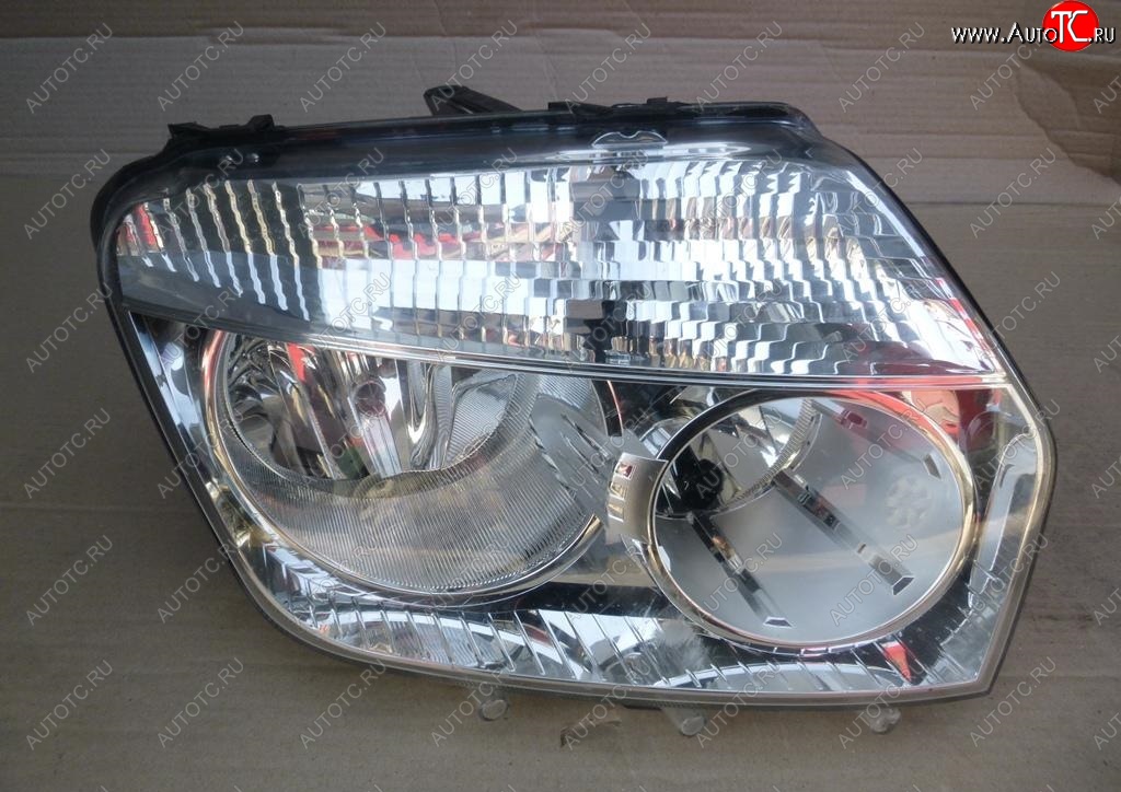 2 849 р. Фара BRIGHTROAD (под эл. корректор, хром, правая) Renault Duster HS дорестайлинг (2010-2015)  с доставкой в г. Белгород