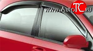 611 р. Дефлекторы окон (ветровики) Novline 4 шт Renault Fluence дорестайлинг (2010-2012)  с доставкой в г. Белгород