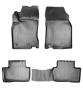Коврики салонные Noplast (3D) Renault Kadjar рестайлинг (2018-2025)