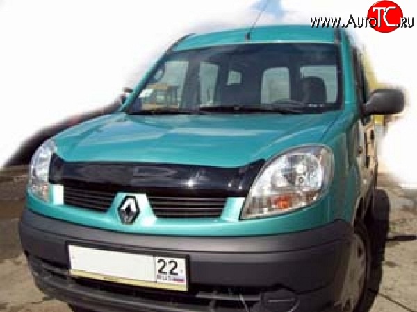 2 699 р. Дефлектор капота NovLine  Renault Kangoo  KC (2003-2007) рестайлинг  с доставкой в г. Белгород