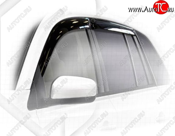2 199 р. Дефлектора окон CA-Plastiс Renault Koleos Phase 1 (2007-2011) (Classic полупрозрачный, Без хром.молдинга)  с доставкой в г. Белгород