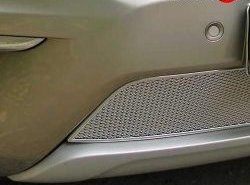 2 079 р. Сетка в бампер Autofamily (15 мм.) Renault Koleos 1 Phase 2 (2011-2013) (Хром)  с доставкой в г. Белгород. Увеличить фотографию 2