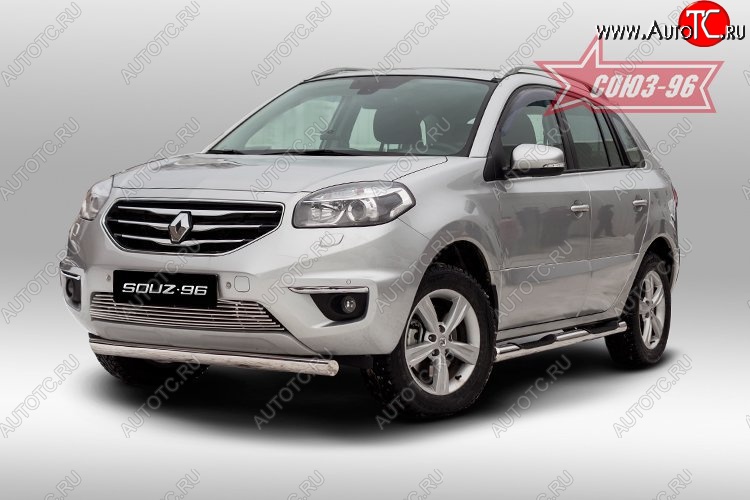5 039 р. Декоративный элемент воздухозаборника Souz-96 (d10) Renault Koleos 1 Phase 2 (2011-2013)  с доставкой в г. Белгород