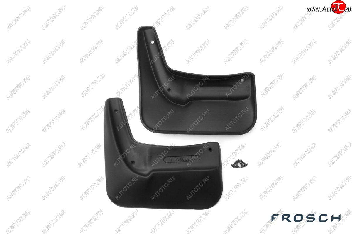 4 799 р. Брызговики задние (установка без подкрылок) Frosch Renault Logan 1 дорестайлинг (2004-2010)  с доставкой в г. Белгород