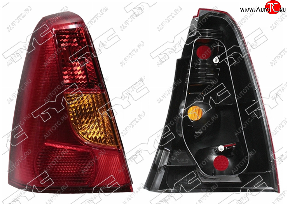 3 599 р. Левый фонарь задний TYC Renault Logan 1 дорестайлинг (2004-2010)  с доставкой в г. Белгород