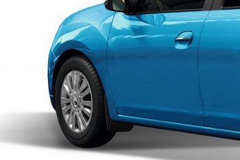 4 799 р. Брызговики передние Frosch  Renault Logan  1 (2010-2016) рестайлинг  с доставкой в г. Белгород. Увеличить фотографию 2