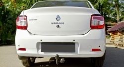 659 р. Реснички задних фонарей RA Renault Logan Stepway (2018-2025) (Неокрашенные)  с доставкой в г. Белгород. Увеличить фотографию 3