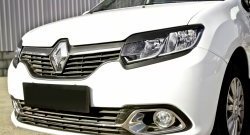 539 р. Реснички на фары RA Renault Logan Stepway (2018-2025) (Неокрашенные)  с доставкой в г. Белгород. Увеличить фотографию 4