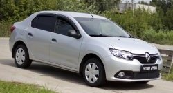 2 469 р. Защитная сетка в нижнюю часть бампера RA Renault Logan 2 дорестайлинг (2014-2018)  с доставкой в г. Белгород. Увеличить фотографию 2