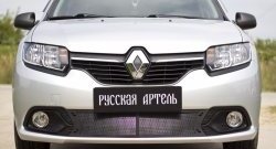 2 469 р. Защитная сетка в нижнюю часть бампера RA Renault Logan 2 дорестайлинг (2014-2018)  с доставкой в г. Белгород. Увеличить фотографию 3