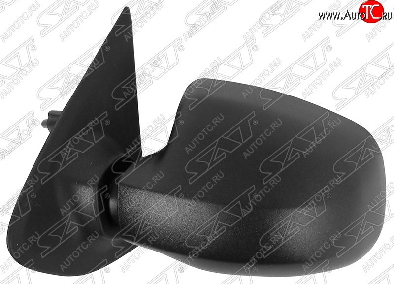 2 199 р. Боковое левое зеркало заднего вида SAT (механическое)  Renault Logan  2 - Sandero Stepway  (B8) (Неокрашенное)  с доставкой в г. Белгород