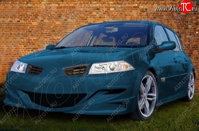 28 999 р. Передний бампер R1 Renault Megane седан  дорестайлинг (2002-2006)  с доставкой в г. Белгород