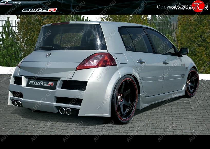 28 999 р. Задний бампер Auto-R Renault Megane седан  дорестайлинг (2002-2006)  с доставкой в г. Белгород