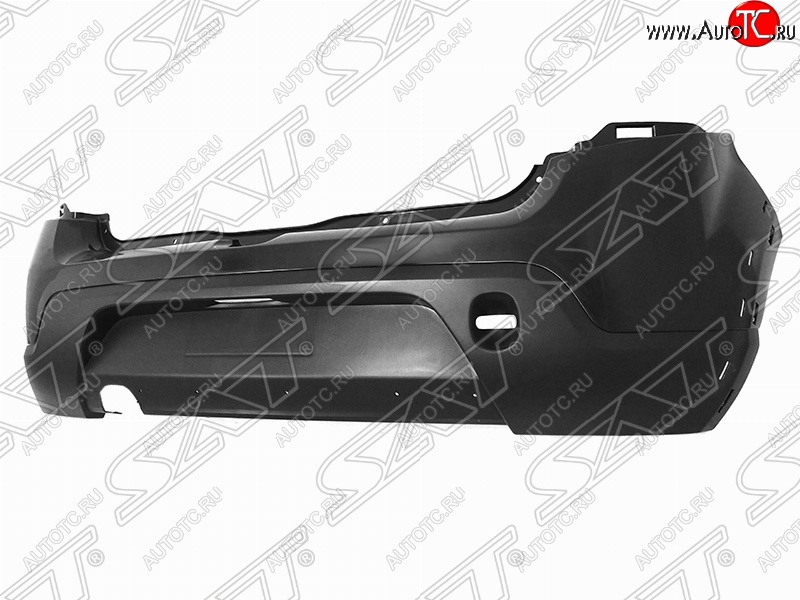 7 699 р. Задний бампер STEPWAY SAT  Renault Sandero Stepway  (BS) (2010-2014) (Неокрашенный)  с доставкой в г. Белгород