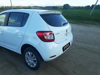 5 599 р. Спойлер INMAX Renault Sandero (B8) рестайлинг (2018-2025) (неокрашенный)  с доставкой в г. Белгород. Увеличить фотографию 12