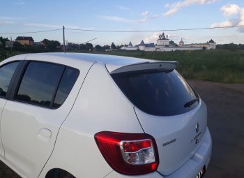 5 599 р. Спойлер INMAX Renault Sandero (B8) рестайлинг (2018-2025) (неокрашенный)  с доставкой в г. Белгород. Увеличить фотографию 6