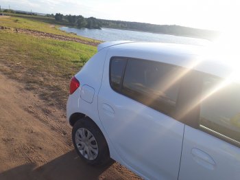 5 599 р. Спойлер INMAX Renault Sandero (B8) рестайлинг (2018-2025) (неокрашенный)  с доставкой в г. Белгород. Увеличить фотографию 7