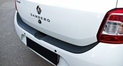 2 089 р. Накладка защитная на задний бампер RA Renault Sandero (B8) дорестайлинг (2014-2018)  с доставкой в г. Белгород. Увеличить фотографию 4