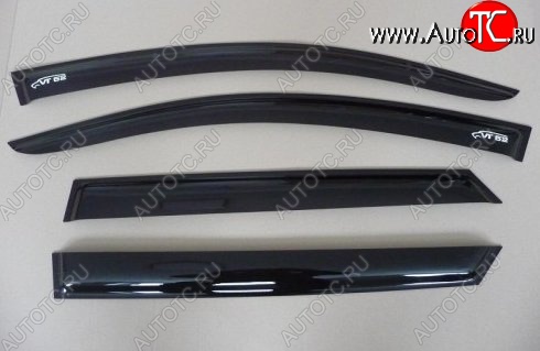 999 р. Комплект дефлекторов окон (ветровиков) 4 шт. Russtal Renault Scenic 3 (2009-2012)  с доставкой в г. Белгород