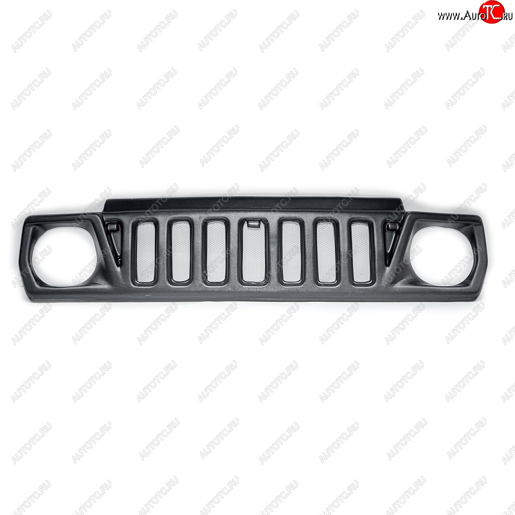 1 239 р. Решетка радиатора Jeep Cherokee (с сеткой) Автодемик Лада нива 4х4 2121 3 дв. 1-ый рестайлинг (2019-2021)  с доставкой в г. Белгород