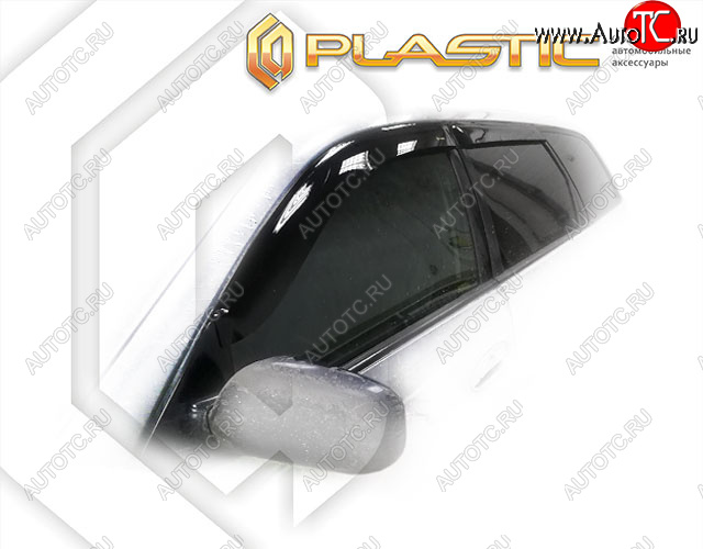 2 079 р. Дефлектора окон CA-Plastic Toyota Avensis T220 седан дорестайлинг (1997-2001) (Classic полупрозрачный, Без хром. молдинга)  с доставкой в г. Белгород
