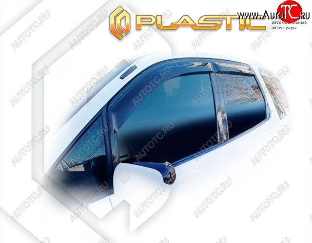 2 079 р. Дефлектора окон CA-Plastic Toyota Corolla Spacio E110 дорестайлинг (1997-1999) (Classic полупрозрачный, Без хром. молдинга)  с доставкой в г. Белгород