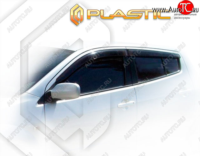 2 199 р. Дефлектора окон CA-Plastic Toyota Will Vs XE120 (2001-2004) (Classic полупрозрачный, Без хром. молдинга)  с доставкой в г. Белгород