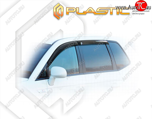 2 199 р. Ветровики дверей CA-Plastic SSANGYONG Stavic MPV5 (2013-2018) (Classic полупрозрачный, Без хром. молдинга)  с доставкой в г. Белгород