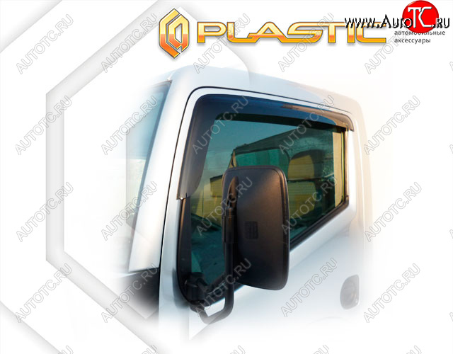 2 159 р. Дефлектора окон CA-Plastic Nissan Cabstar F24 (2007-2014) (Classic полупрозрачный)  с доставкой в г. Белгород