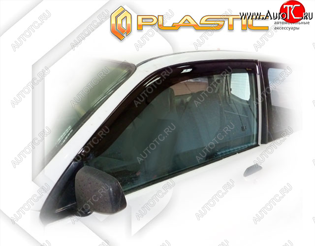 1 999 р. Ветровики дверей CA-Plastic Mitsubishi Minica H4 хэтчбэк 3 дв. рестайлинг (2000-2011) (Classic полупрозрачный, Без хром. молдинга)  с доставкой в г. Белгород