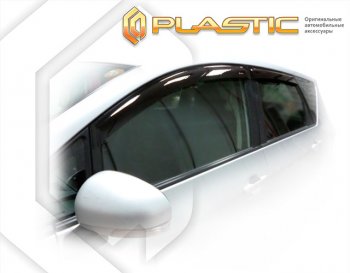 Ветровики дверей CA-Plastic Toyota Verso S P120 хэтчбэк 5 дв. рестайлинг (2014-2015) (Classic полупрозрачный)