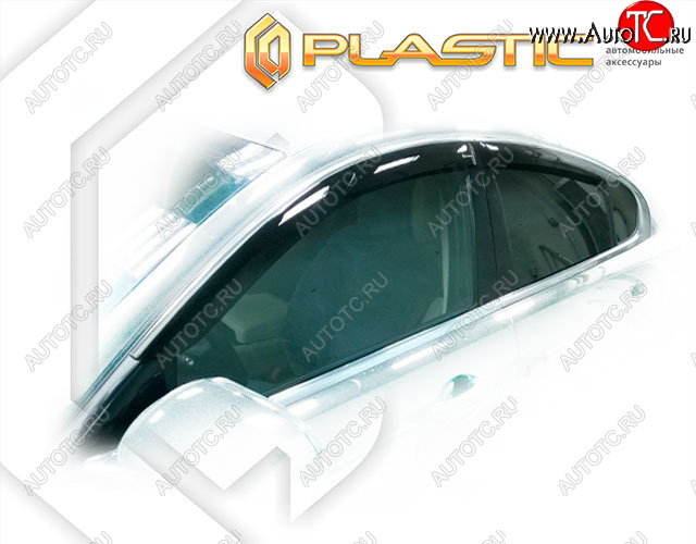 2 099 р. Дефлектора окон CA-Plastic Jaguar XF X250 седан (2007-2015) (Classic полупрозрачный, Без хром. молдинга)  с доставкой в г. Белгород