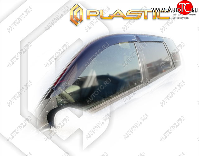 2 079 р. Дефлектора окон CA-Plastic Mitsubishi Space Star DG (1998-2002) (Classic полупрозрачный)  с доставкой в г. Белгород