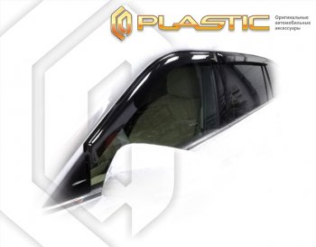 2 099 р. Дефлектора окон CA-Plastic Toyota Highlander XU70 (2020-2025) (серия Classic полупрозрачный)  с доставкой в г. Белгород. Увеличить фотографию 2