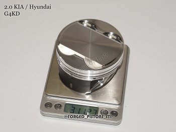 18 199 р. Поршни (KIA, Hyundai 2,0 G4KD под кольца 1,2/1,2/2,0) СТИ Hyundai IX35 NU рестайлинг (2020-2025) (диаметр поршня: 86,00 мм)  с доставкой в г. Белгород. Увеличить фотографию 4